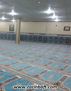 سجاده فرش مسجدصاحب الزمان (عج) روستای هفت چوی شه