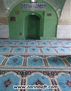 سجاده فرش  مسجد صاحب الزمان روستای گنج