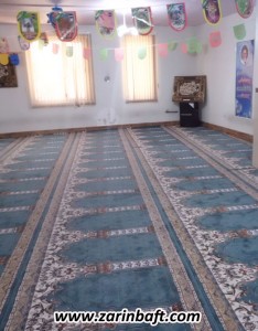 سجاده فرش مسجد موسسه شهید میثمی سیاه