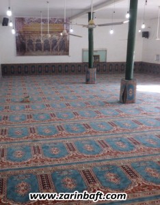 سجاده فرش مسجد امام جعفرصادق کریشان